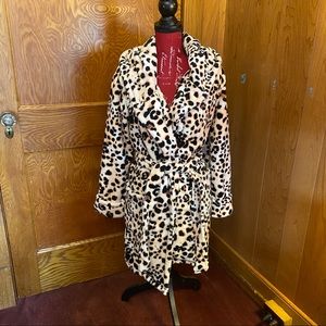 Betray Johnson cozy fleece bathrobe